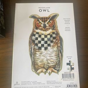NWT Mackenzie-Childs Woodland Owl Puzzle